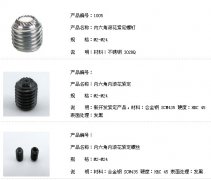 DIN 916 滚花端紧定螺钉